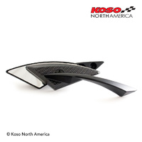 Koso DEVIL - MIRRORS -   CARBON LOOK SHELL/ CLEAR LENS