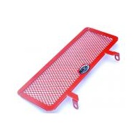 R&G Racing Oil Cooler Guard To Suit Ducati Hypermotard 1100 EVO (Red)