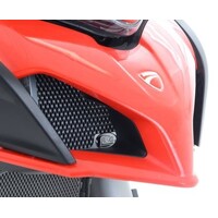 R&G Racing Oil Cooler Guard To Suit Ducati Multistrada V2(S) '22-, Ducati Multistrada 1200/S/Enduro '15-, Multistrada 950 '17- '21/ 950S '19- '21 