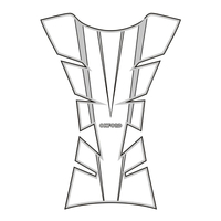 Oxford Sheer Arrow Tank Pad - Silver