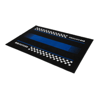 Oxford Door Mat Pitlane Yama Blue 90 X 60cm