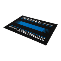 Oxford Door Mat Pitlane Suzi Blue 90 X 60cm