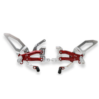 CNC Racing Adjustable rear sets Ducati Panigale V4 series for V4, V4 S and V4 Speciale - Pramac Racing limited Edition