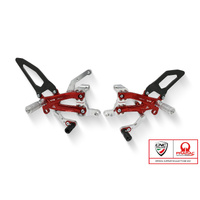CNC Racing Adjustable rear sets RPS Ducati Panigale V4 - Carbon - Pramac Racing Limited Edition