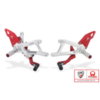 CNC Racing Adjustable rearsets Ducati Panigale V4 - Pramac Racing Limited Edition