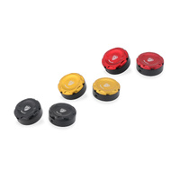 CNC Racing Central bolt caps kit for OEM rearsets Ducati