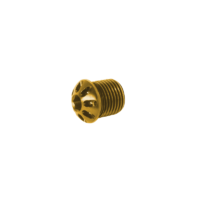 Bonamici Racing Replacement Cap For Rearsets (Gold)