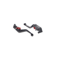 Evotech Performance Short Clutch and Brake Lever Set To Suit Ducati Hypermotard 1100 Evo 2010 - 2012