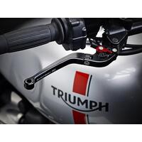 Evotech Performance Folding Clutch And Brake Lever Set To Suit Triumph Street Twin 2016 - Onwards