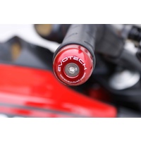 Ducati Monster S4RS 2006 - 2009 Evotech Performance Handlebar End Weights (Colour: Silver Outer)