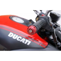 Ducati Scrambler Classic 2015 - Onwards Evotech Performance Handlebar End Weights (Colour: Red)