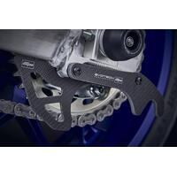 Evotech Performance Carbon Fibre Toe Guard - GP Style Paddock Stand Plates To Suit Yamaha YZF-R6 (2017 - Onwards)