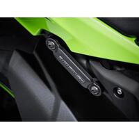 Evotech Performance Footrest Blanking Plates To Suit Kawasaki Ninja 650 (2017 - Onwards)