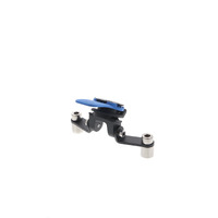 Evotech Performance Quad Lock Compatible Handlebar Clamp Sat Nav Mount To Suit Ducati DesertX (2022 - Onwards)