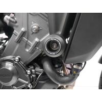 Evotech Performance Crash Bobbins To Suit Yamaha MT-09 2021 - Onwards (Black)