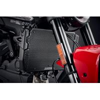 Evotech Performance Radiator Guard To Suit Ducati Monster 950 2021 - Onwards (Black)