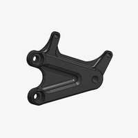 Bonamici Racing Aluminium plate for K022 left side