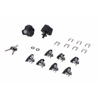 SW-Motech TRAX lock set with anti-theft protection PRO. 9 matching locks, 2 keys. Anti-theft protection. (QLS.00.095.15100)