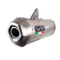 GPR Exhaust To Suit Yamaha Kodiak 700 2008-2014, PENTACROSS INOX, Homologated legal slip-on exhaust including removable db killer and link pipe 