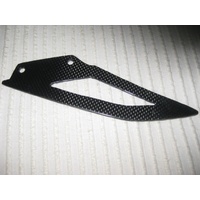 Racecon Carbon Fiber Lower Chain Protector To Suit Triumph Daytona 675 2006 - 2012