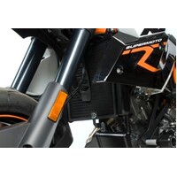 R&G Racing Radiator Guards To Suit KTM 990 SMR ('12- onwards),KTM 990 SM ('08- onwards) and KTM 990SMT ('08- onwards)
