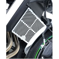 R&G Racing Brushed Aluminium Radiator Guard To Suit Kawasaki Vulcan S '15- & Vulcan Cafe '18-