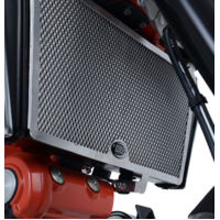 R&G Radiator Guard To Suit Aprilia Shiver 900 2017 - Onwards (Black)