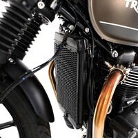 R&G Racing PRO Radiator Guard To Suit Triumph Thruxton 1200, Thruxton 1200R, Street Cup '17-, Bonneville T120 '16-, Bonneville T100 '17-, Street Twin 