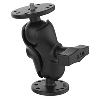 RAM Double Ball Mount with 1/4"-20 Male Thread - C Size Short