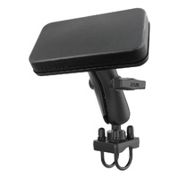 RAM-101U-235Z-BR1 :: RAM Double U-Bolt Mount with Back Rest for ATV's