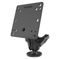 RAM-101U-B-246 :: RAM Double Ball Mount with 100x100mm VESA Plate - C Size Short