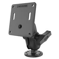 RAM-101U-B-2461 :: RAM Double Ball Mount with 75x75mm VESA Plate - C Size Short