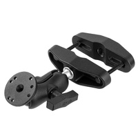 RAM-101U-B-247 :: RAM Universal Post Clamp Mount with Round Plate - C Size Short Arm