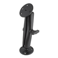 RAM-101U-D-240 :: RAM Double Ball Mount with Large Round Plates