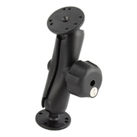 RAM-101U-L :: RAM Double Ball Mount with Key Lock Knob - C Size Medium
