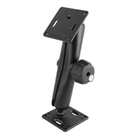 RAM-102LU-D-2461 :: RAM Double 75x75mm VESA Mount with Key Lock Knob - Long