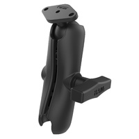 RAM-103-238U :: RAM Double Socket Arm with Diamond Ball Plate