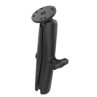 RAM-103U-D :: RAM Double Socket Arm with Round Ball Plate - C Size Long