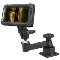 RAM-109H-2B-B-LO11 :: RAM Horizontal Swing Arm Mount for Lowrance Elite-5 Series