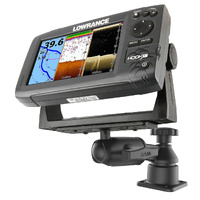 RAM-109HSB :: RAM Horizontal 6" Swing Arm Mount with Ball & Socket Rectangular Plate