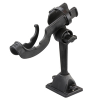 RAM-114-DU :: RAM ROD Fishing Rod Holder with Deck and Track Mounting Base