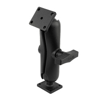RAM-141U :: RAM Double Ball Mount with Rectangle AMPS Plates - C Size Medium