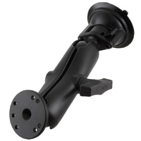 RAM-166-202U :: RAM Twist-Lock™ Suction Cup Mount with Round Plate Adapter - Medium