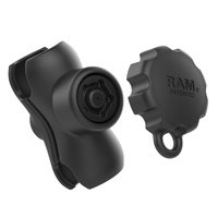 RAM-201-BS-KEY5U :: RAM Double Socket Arm with RAM Pin-Lock™ 5-Pin Security Knob - C Size