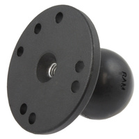 RAM-202U-MT1 :: RAM Round Plate with Ball & 5/16"-18 Threaded Hole