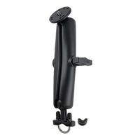 RAM U-Bolt Double Ball Mount with 1/4"-20 Threaded Stud - C Size Long