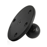 RAM-240U-IN1 :: RAM Large Round Plate with Ball and Steel Reinforced Bolt