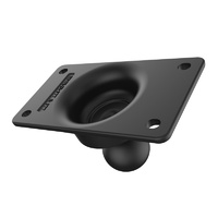 RAM-243U :: RAM 50x100mm Half VESA Plate With 1.5" Ball