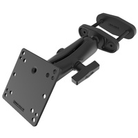 RAM-246-247U-25 :: RAM 2.5" Square Post Clamp Mount with 100x100mm VESA Plate