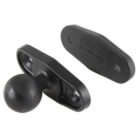 RAM-247U-25NH :: RAM Square Post Clamp Base for Posts up to 2.5" Wide Without Hardware